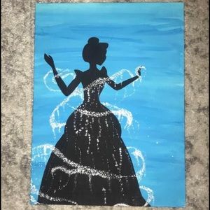 Cinderella Canvas Wall Art Decor